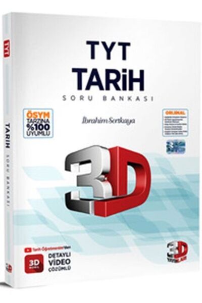 3D Yayınları 3D TYT Tarih Soru Bankası