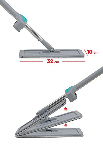 SMARTER 2-Piece Self-Wringing Easy Tablet Mop and Mop Cleaning Set