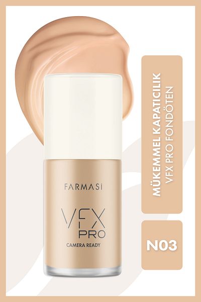 Farmasi Vfx Pro Camera Ready Foundation N03 30 Ml