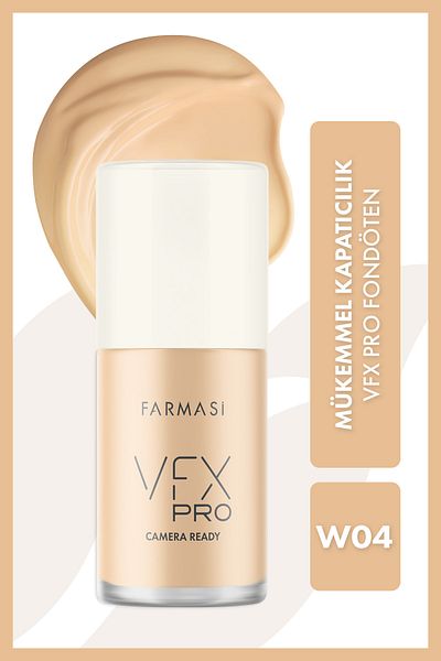 Farmasi Vfx Pro Camera Ready Foundation W04 30 Ml
