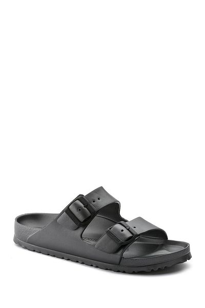 Birkenstock شبشب رجالي من أنثراسايت أريزونا إيفا - إبزيم مزدوج، 1001497