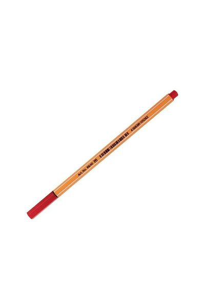 Stabilo Red 88/40 0.4 Mm Felt Tip Pen - 5 Pieces