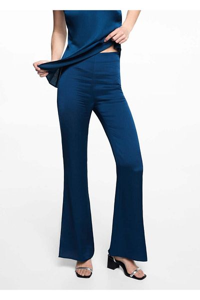Mango Teen Pantaloni portocalii pentru copii