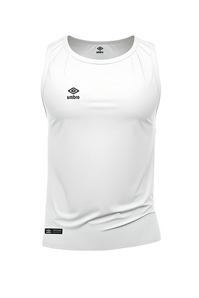 UMBRO Dry Top - Men's White Sports Tank Top - Tf0059