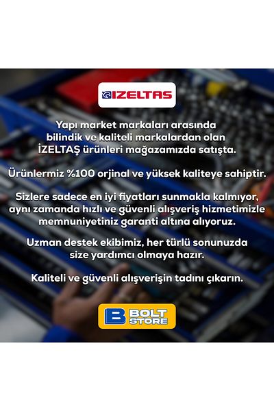 İzeltaş Six Corner Socket Wrench and Bits Set |   1/4” |   48 Pieces