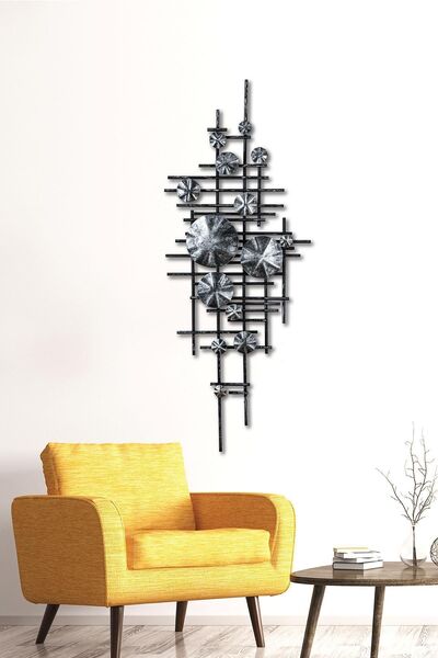 Doreline Doreart Black Cardamom Metal Duvar Tablosu, Ev Ofis Duvar Panosu Ch107-1