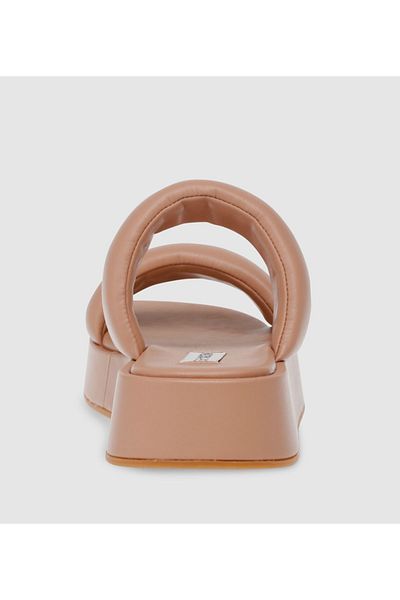 Steve Madden Beige Women's Flat Sandals Sandals
