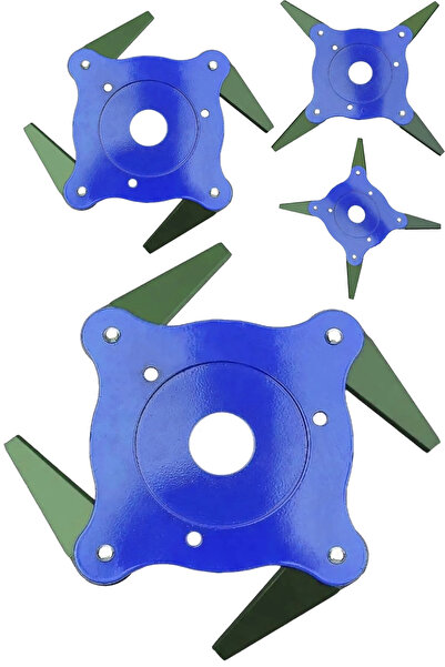 Genel Markalar Alman Tırpan Başlığı 4 Bıçaklı Çelik Malzeme Yan Tırpan Sırt T...