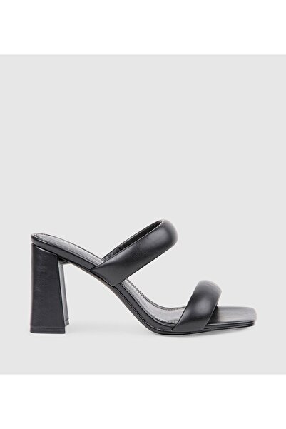 Steve Madden Black Women's Block Heels Sandals