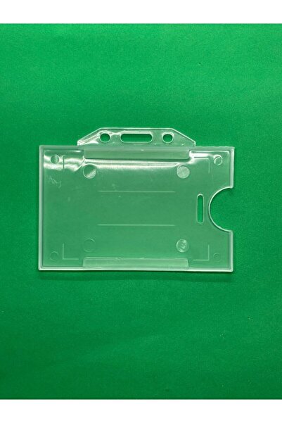 StormiStoretr Yaka Kartı Kılıfı Kart Koruyucu Şeffaf Yaka Kartlığı Yatay