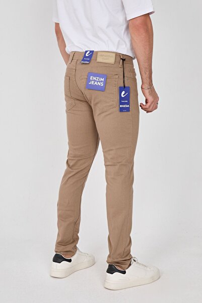 ENZİM JEANS Regular Fit Erkek Pamuklu Esnek Kanvas 5 Cepli Pantolon