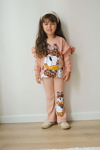My Kids Wear Girl's Cartoon Character Suit Set