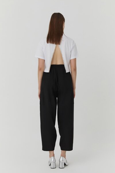 Quzu Φαρδύ παντελόνι - με λεπτομέρειες τσέπης