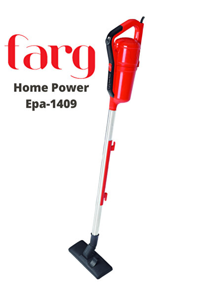 Farg HOME POWER EPA-1409 Kablolu Dikey Süpürge | Kırmızı - Antrasit (İki fark...