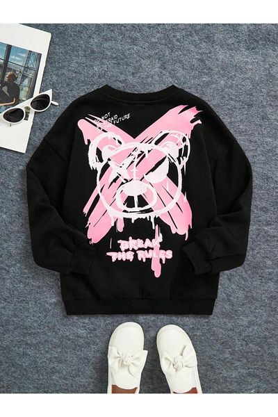Machetta Детски суитшърт с качулка Break Printed Oversize
