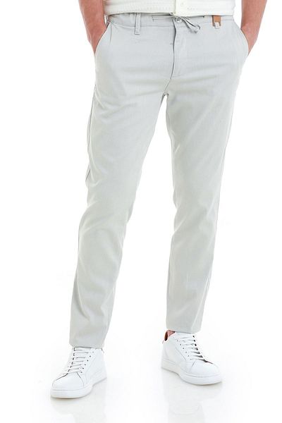 Hatemoğlu Γκρι παντελόνι Jogger με ίσια πλαϊνή τσέπη Dynamic Fit