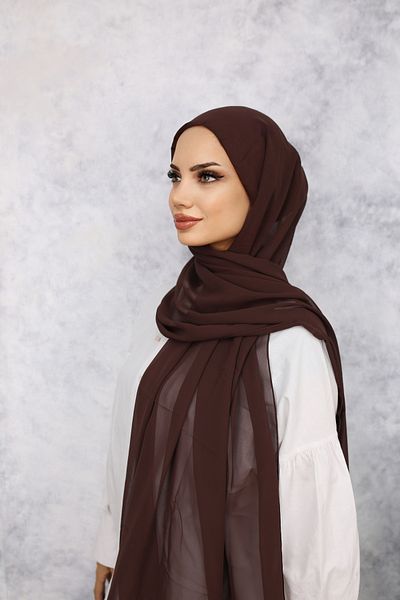 Diella Practical Ninja Bonnet Chiffon Shawl - Neck Collar