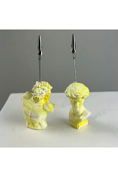 Melouro Laocoon David Yellowish 2-Piece Note Holder Set