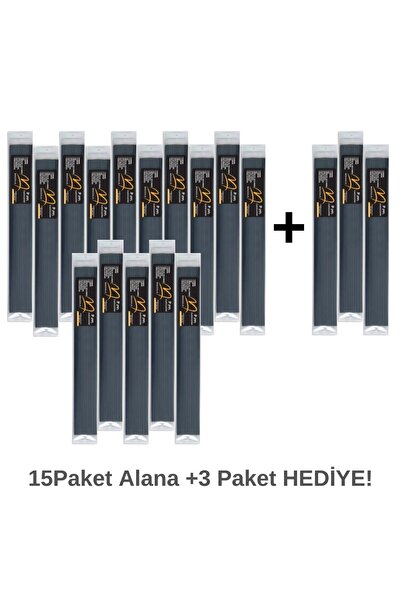 P (PP) Siyah Geniş Kaynak Elektrotu-15 Paket+3