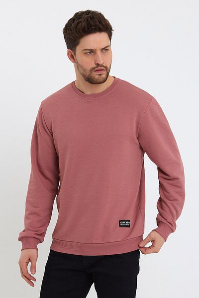 Avones Ανδρικό φούτερ Crew Neck Relaxed Regular 3 Thread Cotton