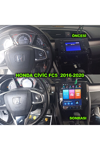 NAVMİNA Honda Fc5 2016-2020 Uyumlu 9.7 Inç Tesla 4-64 Gb Multimedya