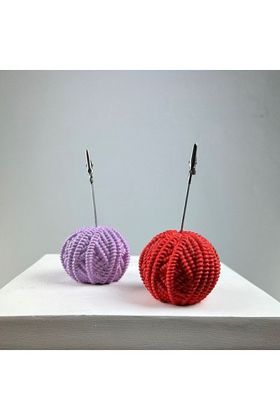 Melouro Yumak Note Holder Set of 2 ( Lilac - Red )