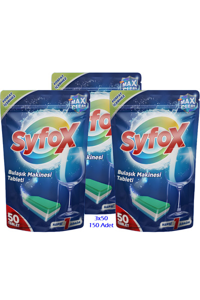 SYFOX Bulaşık Tableti (3x50)