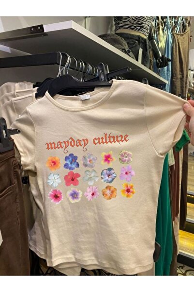 MAYDAY CULTURE Tricou alb pentru bebeluși