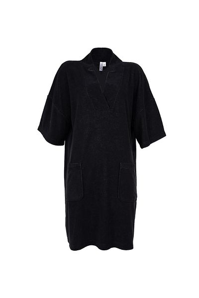 Baveno Rochie casual din bumbac, cu croiala relaxata, cu buzunare
