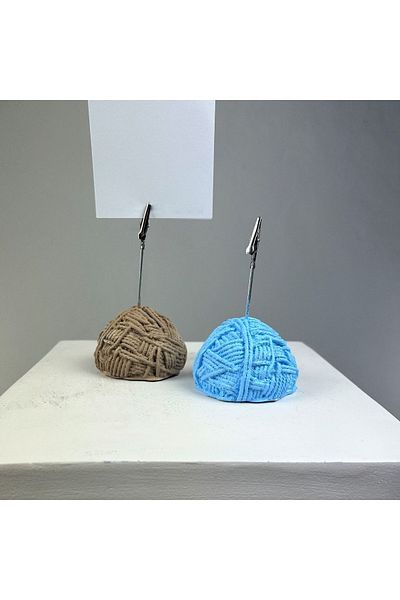 Melouro Ball Tuber Note Holder Set of 2 (Light Blue - Paper Bag)