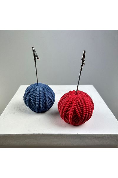 Melouro Yumak Note Holder Set of 2 ( Grey Blue - Red )