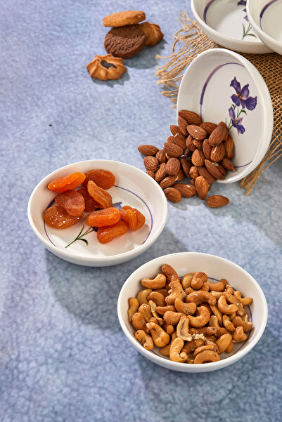 EMBazaar Round 6 Pieces Ceramic Sauce Bowl, Jam Bowl, Treat Bowl, Snack Bowl, Presentation Bowl