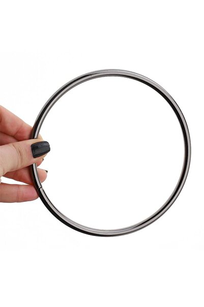 Deevy Kadın Örgü Makrome Çanta Sapı Halka 12 Cm