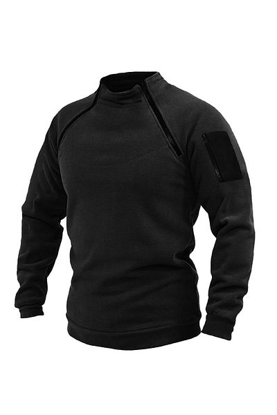GENIUS STORE Férfi Polar Kombat - kültéri taktikai polár félcipzárral