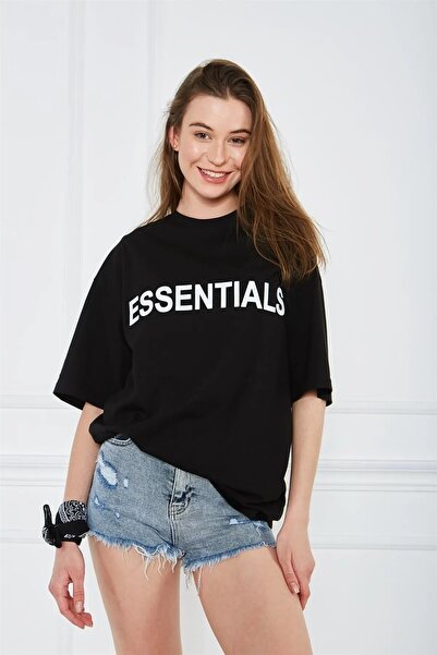 GIA - ART Unisex Oversize kroj Essentials Štampano majica
