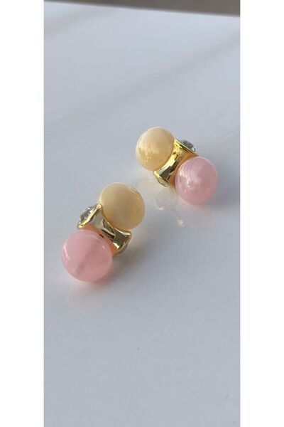 KAD COLLECTION Colorful Stylish Ball Earrings