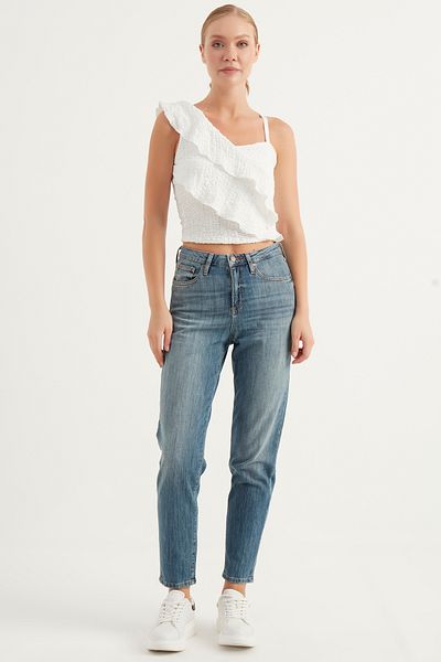 Herita Jeans mit hoher Taille
