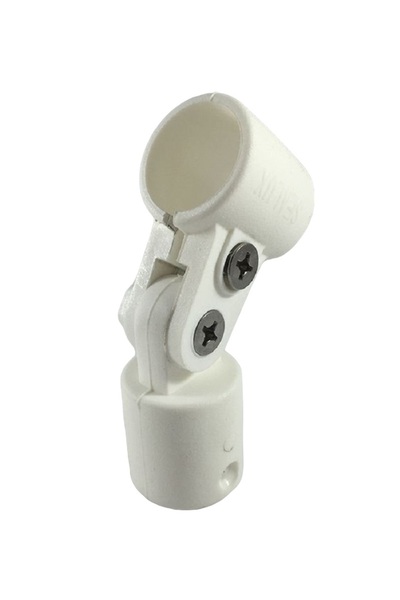 Sealux Tekne Tente Bağlantısı. Orta Mafsal. 25mm Beyaz. Tekne Tentesi