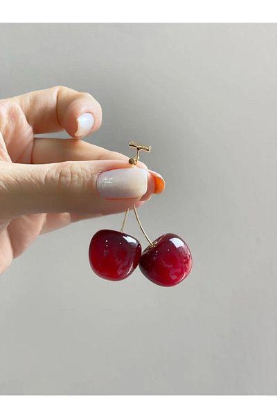 MioArt Women's Earrings Trend Cherry Earrings
