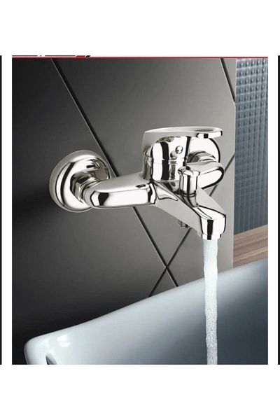 KAVİR Stainless Non-Tarnish Brass Material Bathroom Shower Mixer Faucet Fountain Bath Mixer