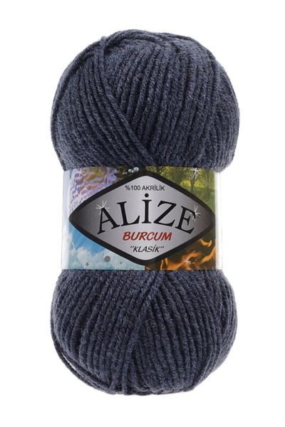 Alize 5 τεμάχια Burcum Κλασικό Χειροποίητο Νήμα Ντένιμ Μελανζέ 203
