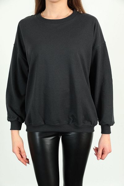ModaPlaza Sweat oversize cu 2 fire pentru femei 103by 250011
