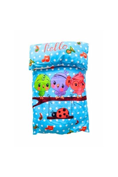 Jusso مجموعة فتحة سفلية مطبوعة من Fluffy Hello مكونة من 3 طيور موسيقية