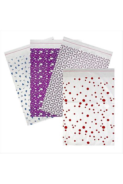 Bijuteri Net 40*60 Metallized Gift Bag Pack of 100