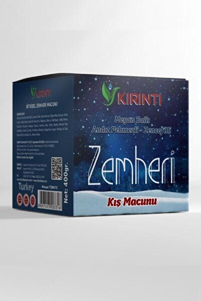 KIRINTI 2000 Meyan Ballı, Andız Pekmezli, Zencefilli Zemheri Kış Macunu 400 G.