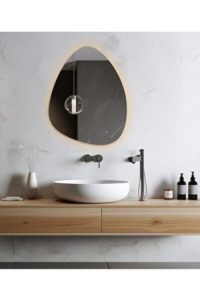 FLORADESİGN Suen Ledli Banyo Aynası | Lavabo Aynası | Dokunmatik Ledli Ayna /...