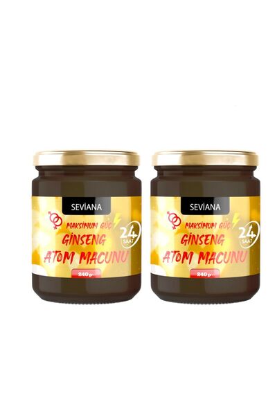 SEVİANA bitkisel kuvvet mesir atom epimedyümlü macun 2x240 gr