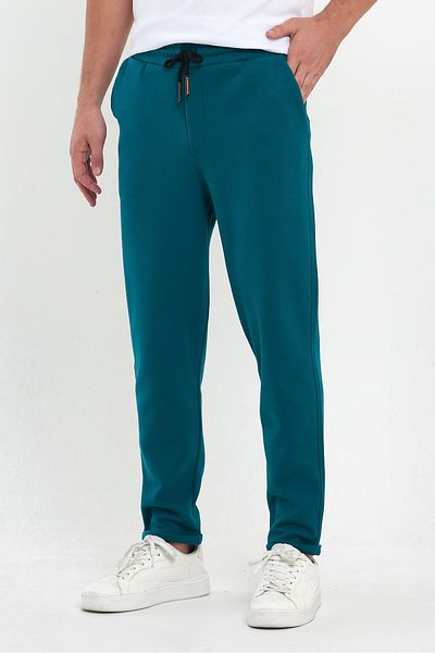 COMBİNE MİCHAİL Ανδρικό παντελόνι Jogger - Λάκο μοτίβο, βαμβακερό, ελαστική μέση και κορδόνι, βενζινοκίνητο