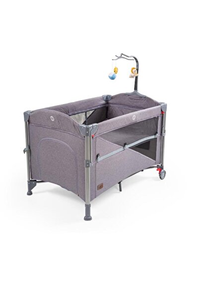 Baby2Go Camellia Anne Yanı Oyun Parkı 70x110 Cm Koyu Gri