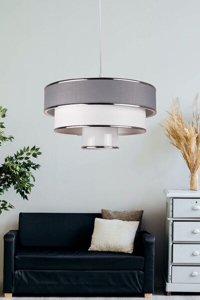 Eslight MYK Spor Sarkıt Tekli Avize Duman Gri EM72